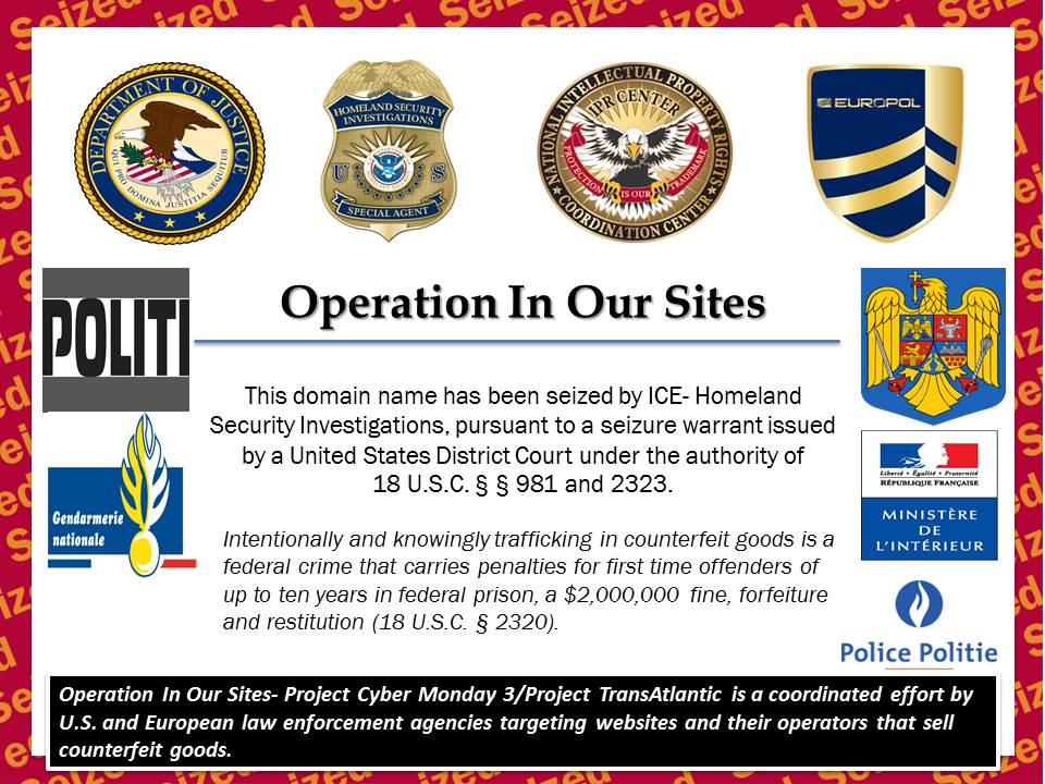 International Cyber Monday Effort Results in Shut Down of Counterfeit DVD Sites, Among Others