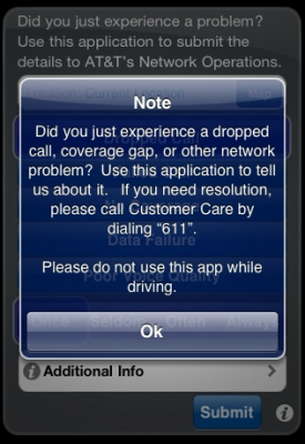 AT&T's New iPhone App Lets You Report When You Lose Signal