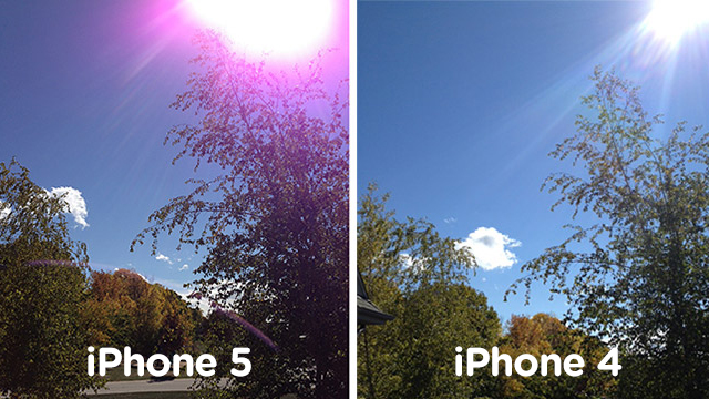 iPhone 5's Purple Flares Found by Apple to be Completely Normal