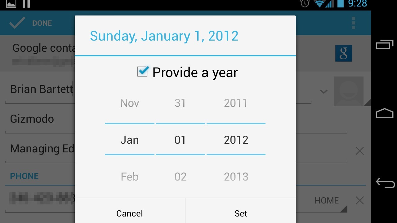 In Android, December Forget You: Month of December Missing in Jelly Bean 4.2