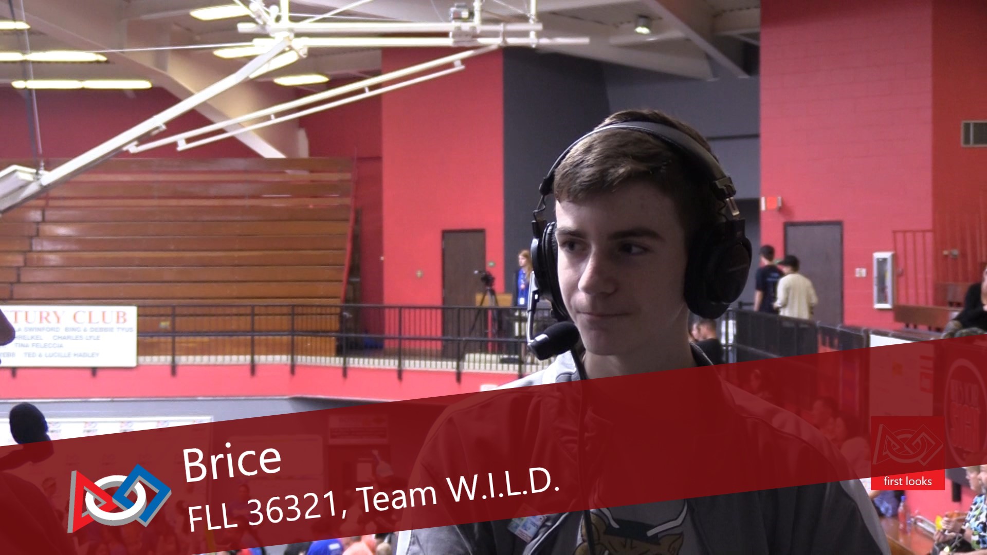 Brice with FLL 36321, Team W.I.L.D. episode artwork