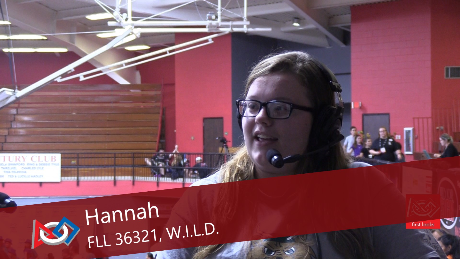 Hannah with FLL 36321, W.I.L.D. episode artwork
