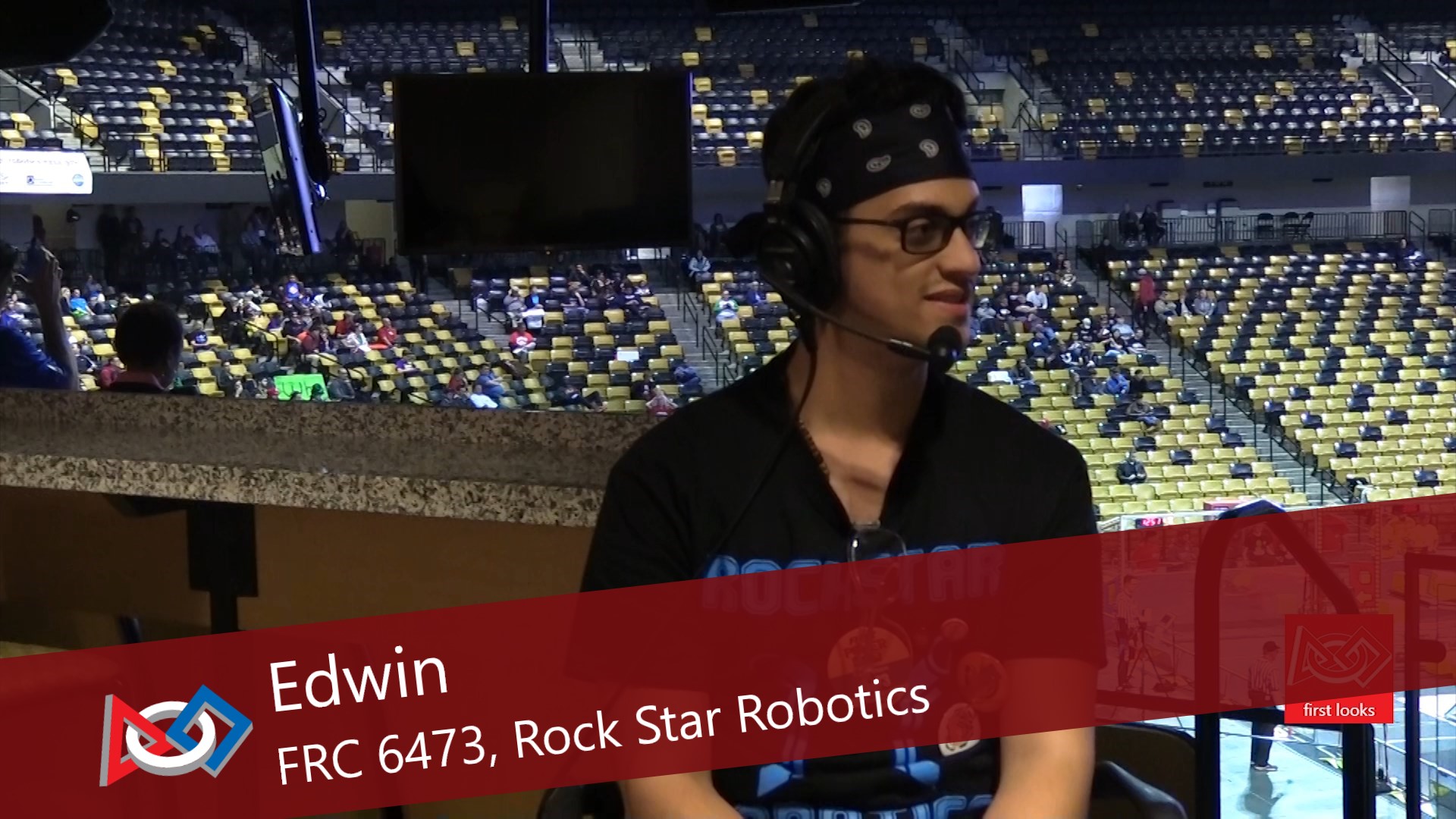 Edwin with FRC 6473, Rock Star Robotics episode artwork