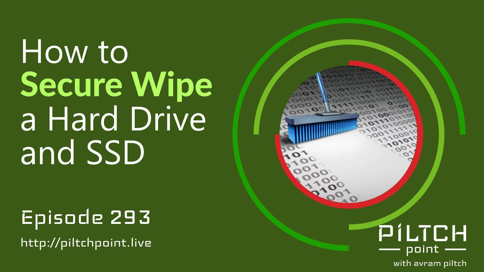 How to Secure Wipe a Hard Drive and SSD - Episode 293 episode artwork