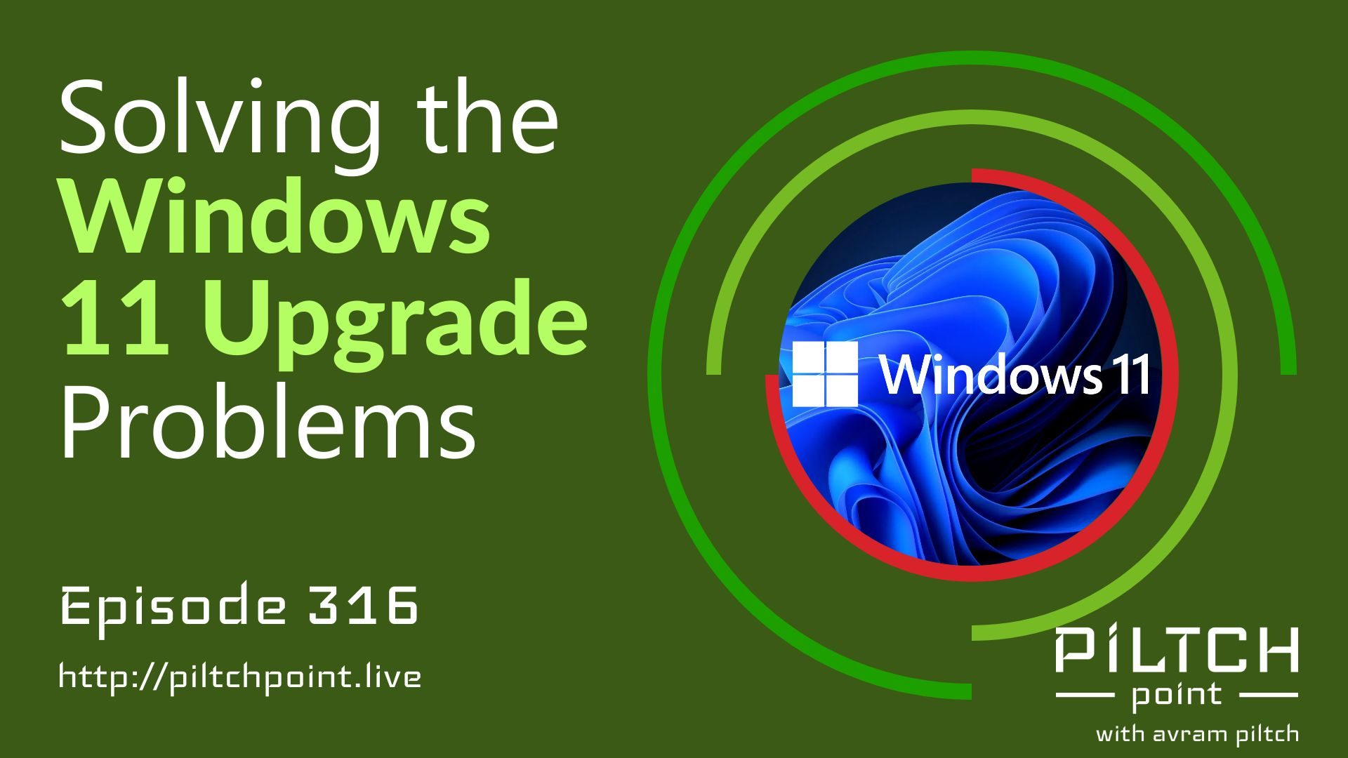 Solving the Windows 11 Upgrade Problems - Episode 316 episode artwork