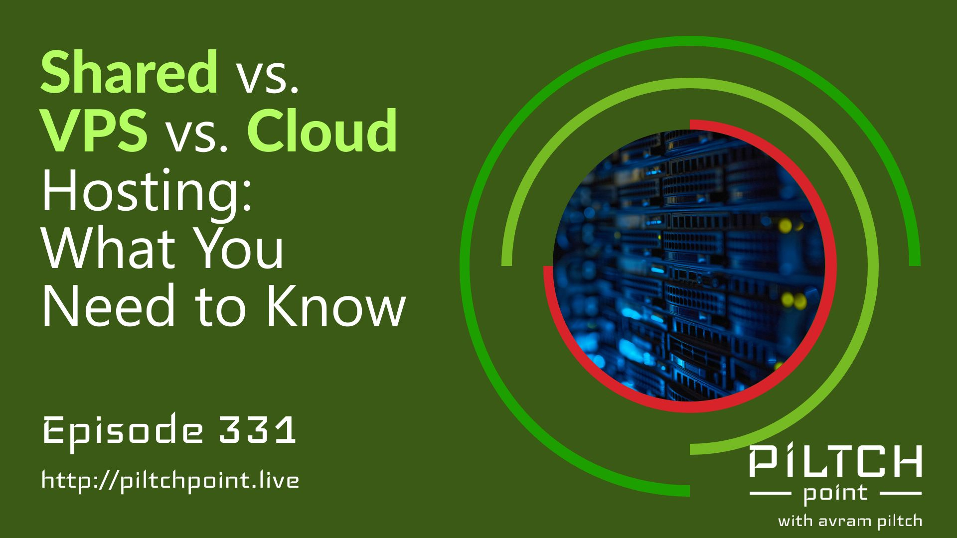 Shared vs. VPS vs. Cloud Hosting: What You Need to Know - Episode 331