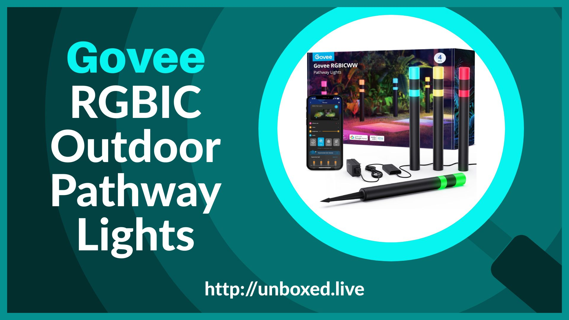 Unboxing the Govee RGBIC Pathway Lights: A Detailed Look