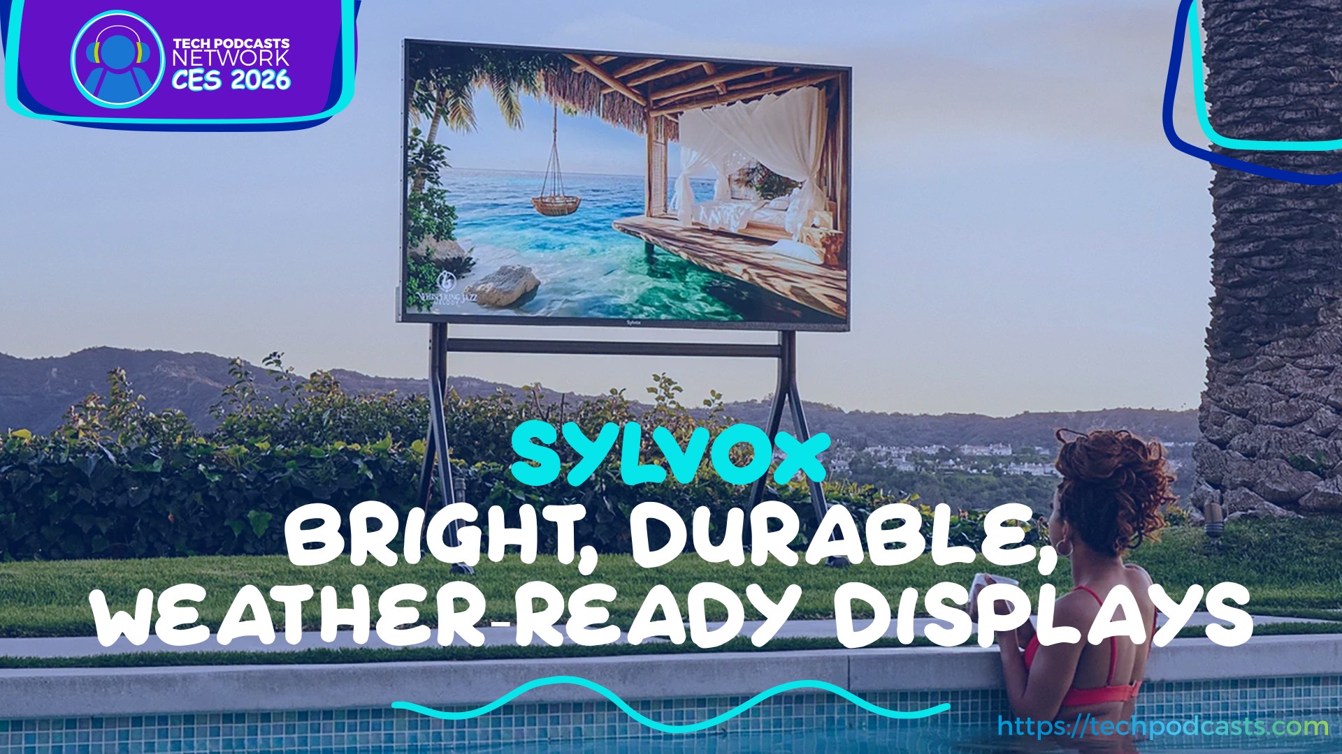 Outdoor Entertainment Elevated with Sylvox's New Frameless TV Series